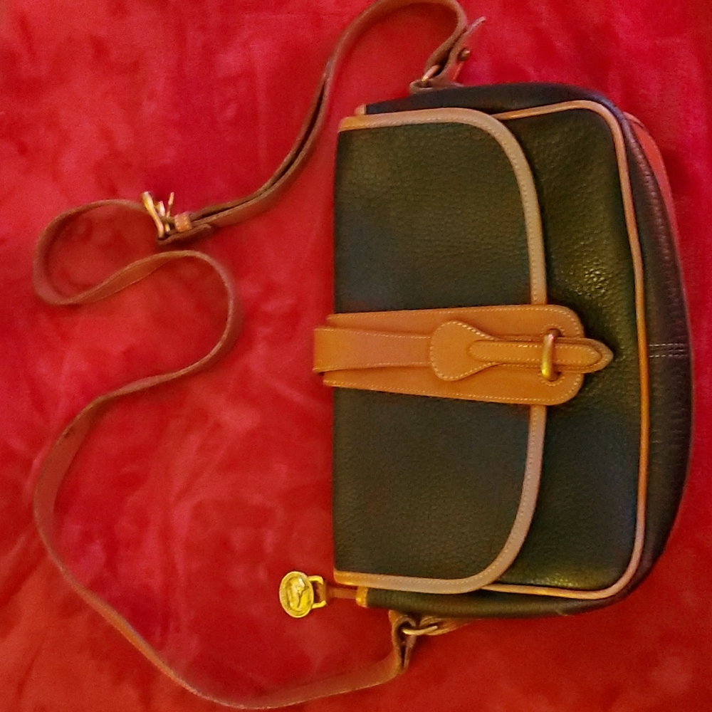 VINTAGE DOONEY PEBBLE LEATHER CROSSBODY. - Picture 1 of 8